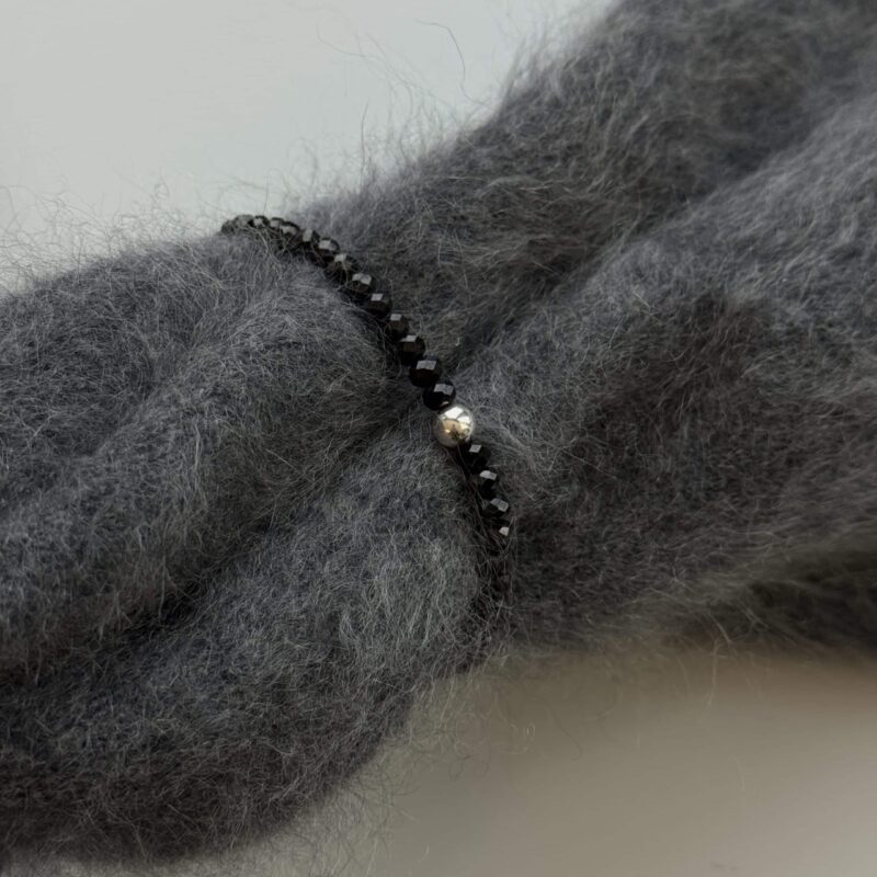 Alternative view of MEN Kugelarmband „Tiara“ mit Edelstein aus 925er Sterling Silber