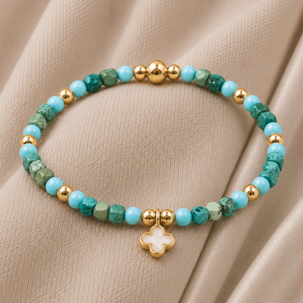 Kugelarmband Juan Edelstein mit 925 goldplattiert