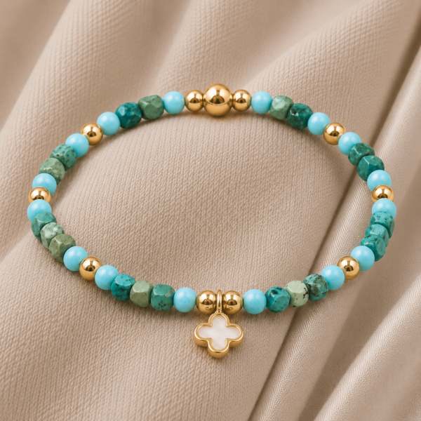 Kugelarmband Juan Edelstein mit 925 goldplattiert