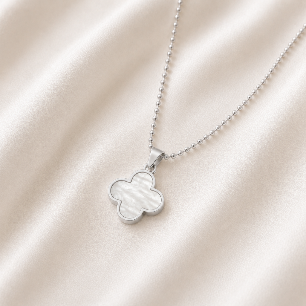 Kette "New York" mit Perlmutt aus 925 Sterling Silber