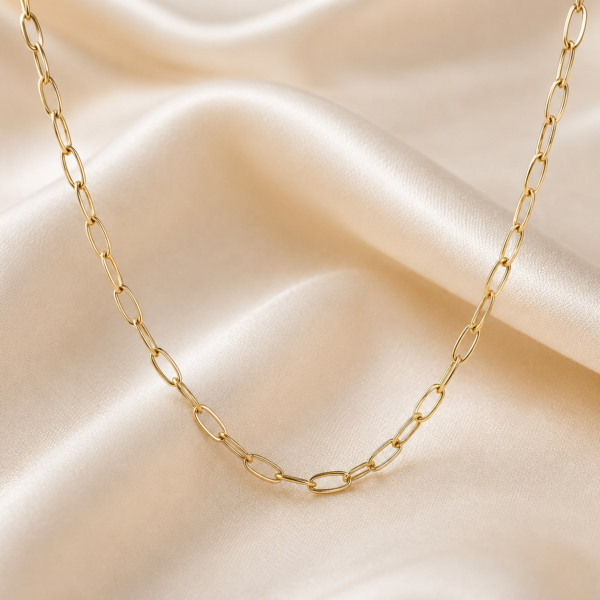 Kette "Aminata" aus 925 Sterling Silber, goldplattiert