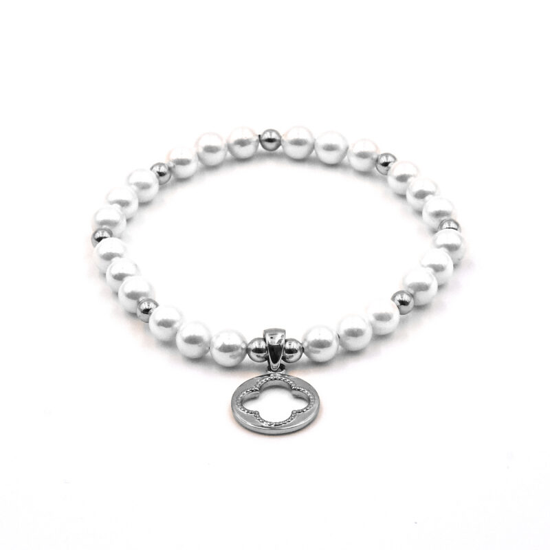 Kugelarmband Dahlia Perlen mit 925 Sterling Silber