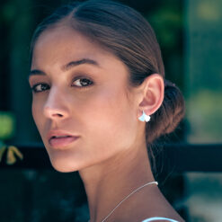 Alternative view of Ohrringe Ohrstecker Ginkgo Ginco 925 Sterling Silber