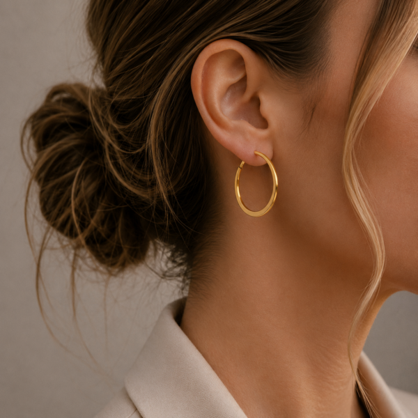 Creolen Felicia 925 goldplattiert