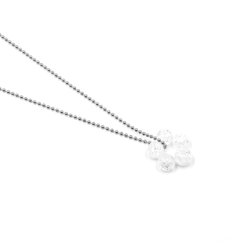 Kette Fleur Tyra Edelstein mit 925 Sterling Silber