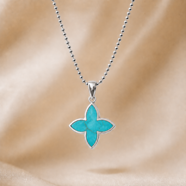 Kette "Coslada" aus 925 Sterling Silber mit Türkis