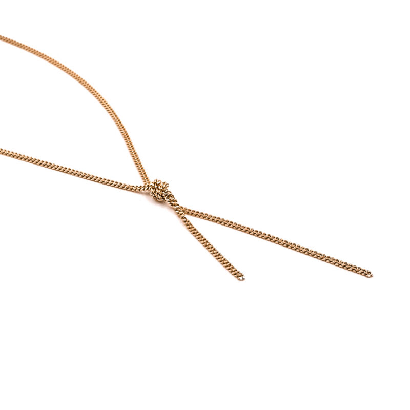 Alternative view of Y-Kette "Yura" aus 925 Sterling Silber, goldplattiert