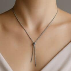 Alternative view of Y-Kette Yura 925 Sterling Silber