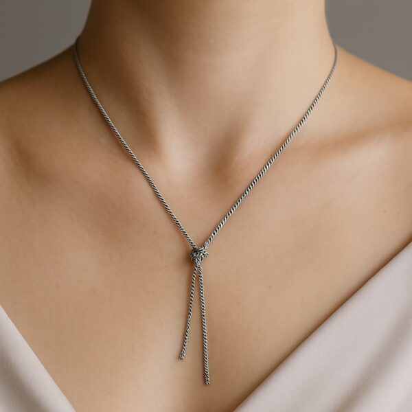Alternative view of Y-Kette Yura 925 Sterling Silber