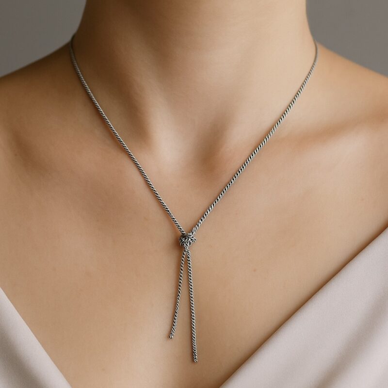 Alternative view of Y-Kette Yura 925 Sterling Silber