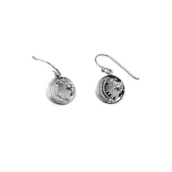 Ohrringe Sky Halbmond Stern 925 Sterling Silber