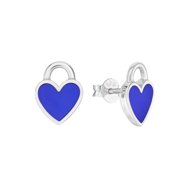 Ohrringe „Hollywood“ aus 925 Sterling Silber mit Lapis