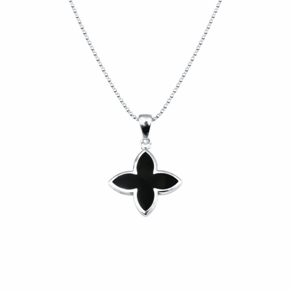 Kette "Coslada" aus 925 Sterling Silber mit Onyx