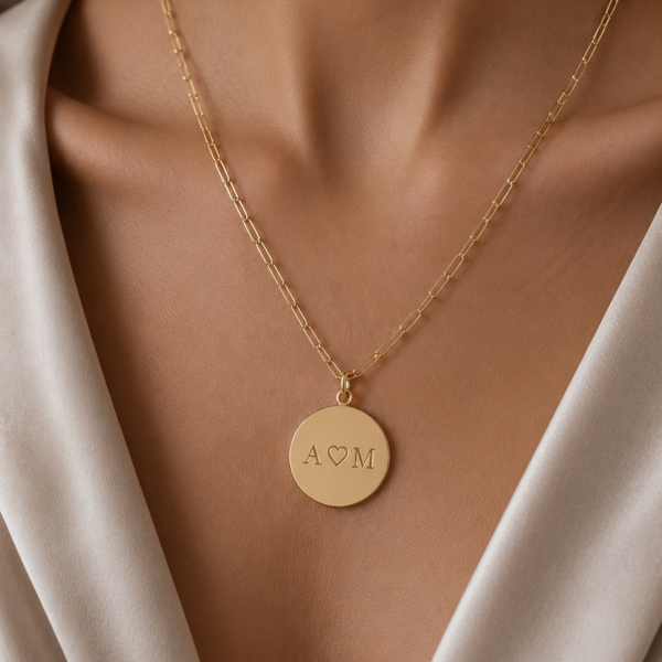 Kette „Veneziana“ aus 925er Sterling Silber, goldplattiert mit Gravur