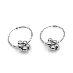 Ohrringe Creolen Fleur Layla 925 Sterling Silber