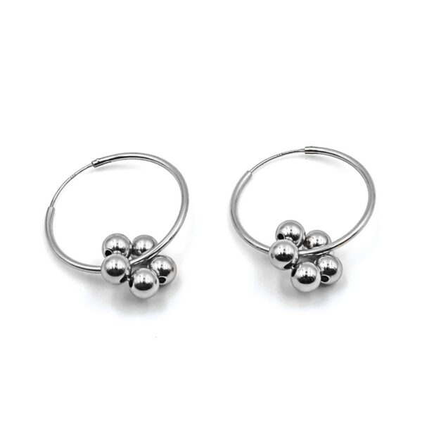 Creolen „Fleur Layla“ aus 925 Sterling Silber