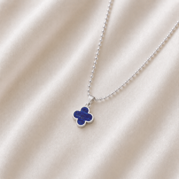 Kette „New York Mini“ mit Lapis aus 925er Sterling Silber