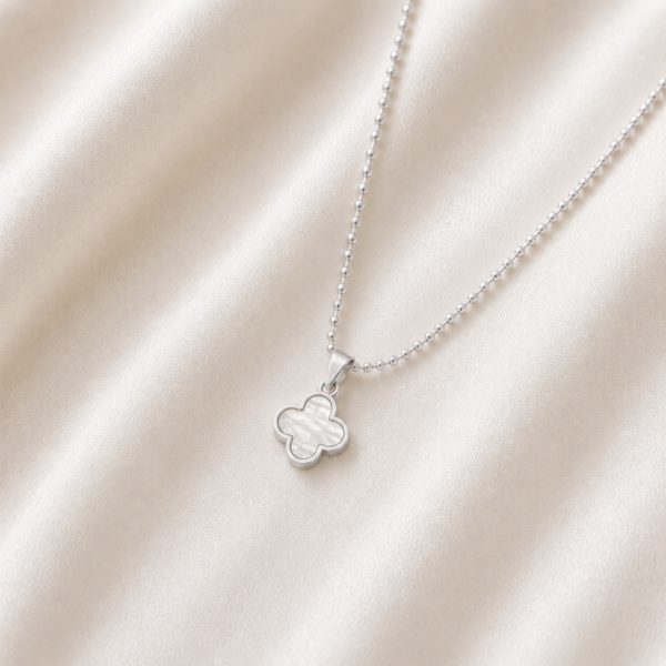 Kette „New York Mini“ mit Perlmutt aus 925er Sterling Silber