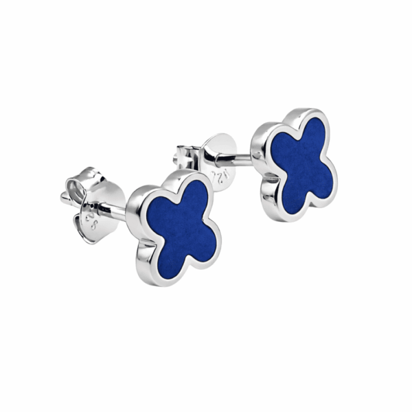 Ohrringe „New York“ mit Lapis aus 925er Sterling Silber