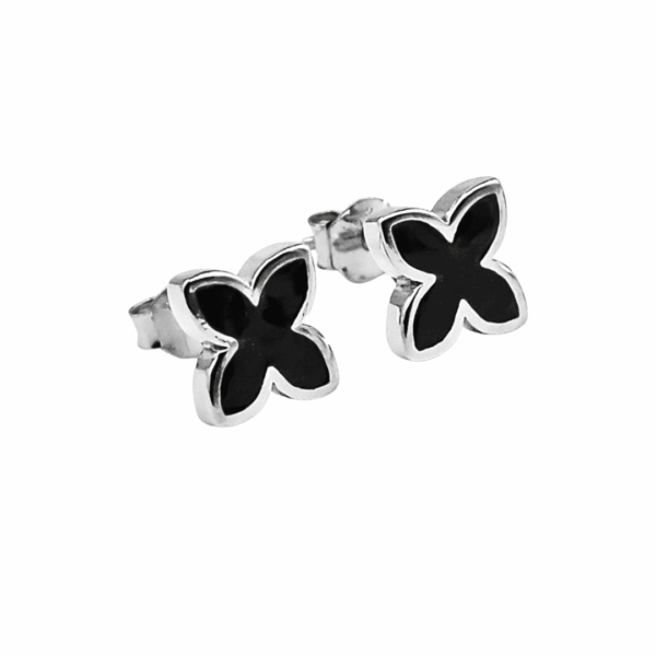 Ohrstecker "Coslada" aus 925 Sterling Silber mit Onyx