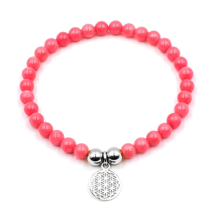 Kugelarmband Salta Edelstein mit 925 Sterling Silber