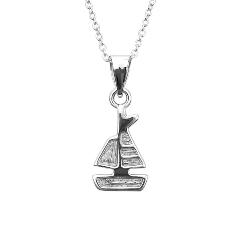 KIDS Kette "Schiff" 925 Sterling Silber