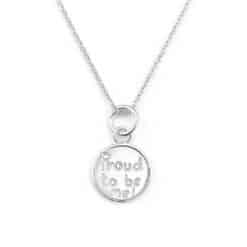 KIDS Kette Proud to be me 925 Sterling Silber