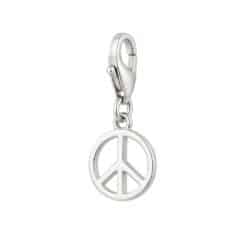 Charms Peace 925 Sterling Silber