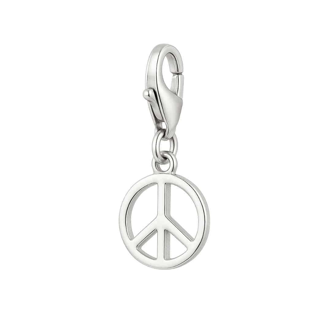 Charms Peace 925 Sterling Silber