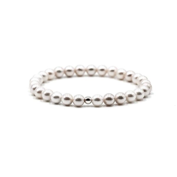 Perlenarmband "Minea" aus 925 Sterling Silber