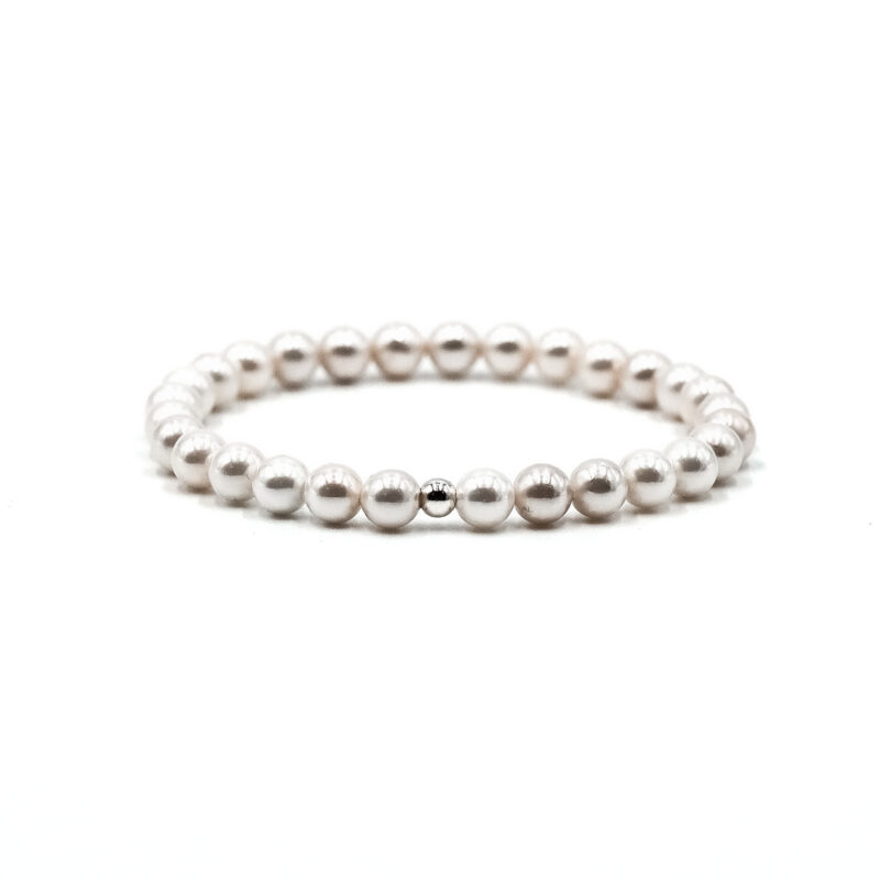 Perlenarmband "Minea" aus 925 Sterling Silber