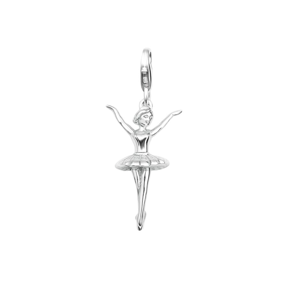 Charm „Ballerina“ aus 925 Sterling Silber