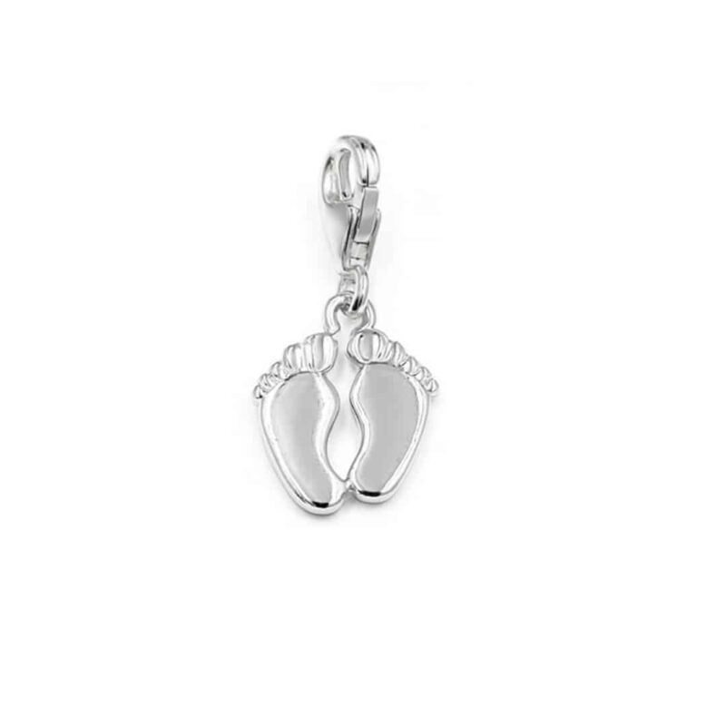 Charm „Füße“ aus 925 Sterling Silber