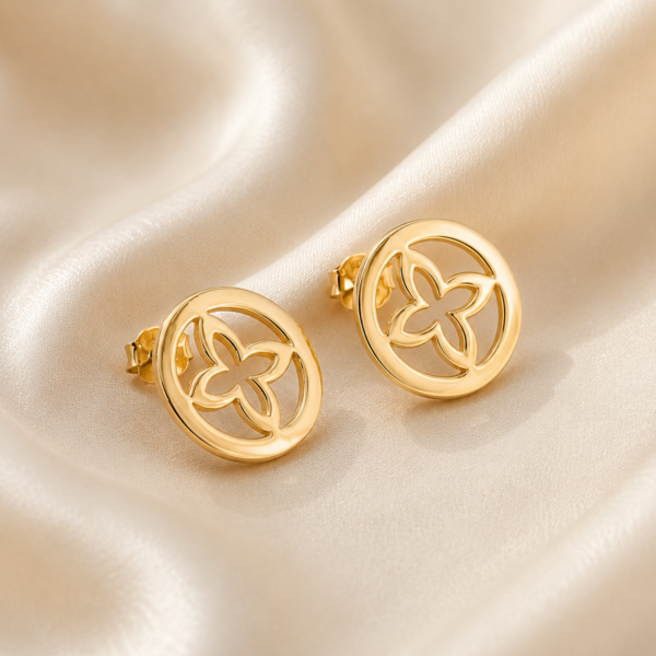 Ohrringe "Cosbil" aus 925 Sterling Silber, goldplattiert