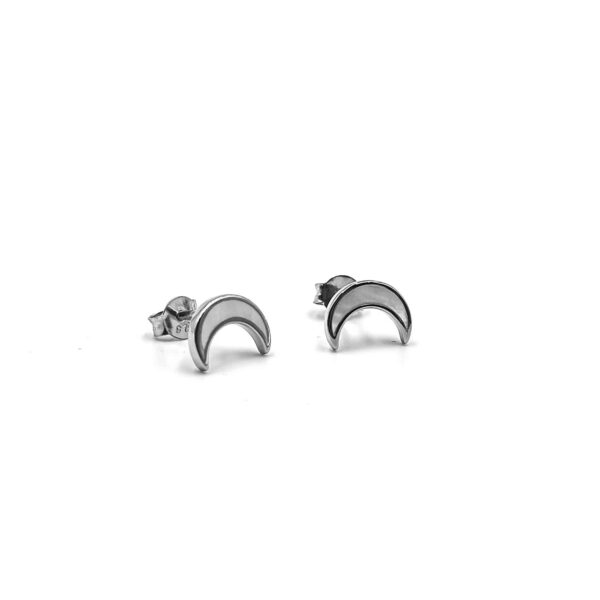 Ohrstecker „Luna“ mit Perlmutt aus 925er Sterling Silber