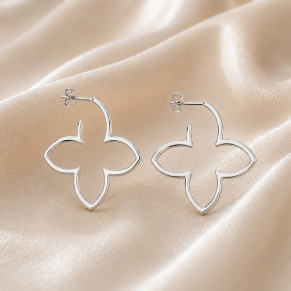 Halbcreolen "Coslada" aus 925 Sterling Silber