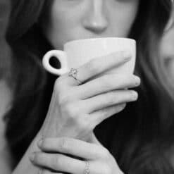 Alternative view of Ring Coslada Perlmutt 925 Sterling Silber