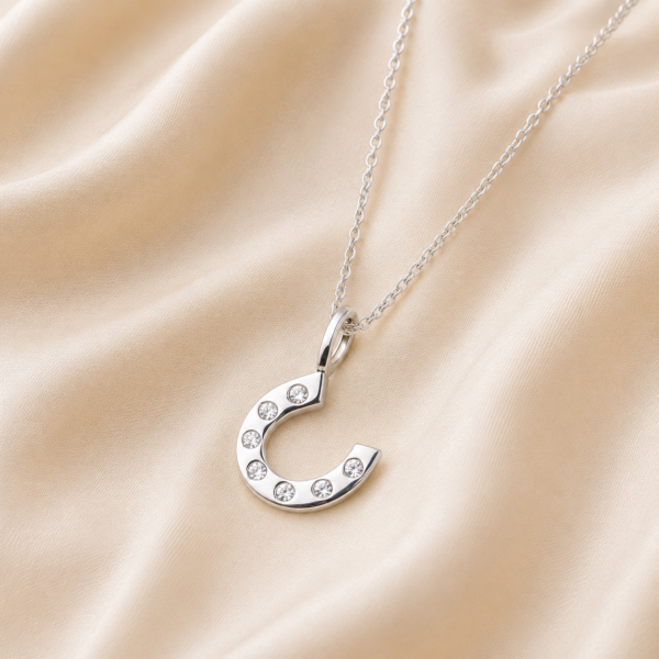 KIDS Kette "Hufeisen" 925 Sterling Silber mit Zirkonia