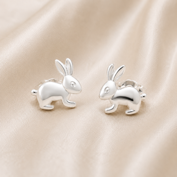 Alternative view of KIDS Ohrringe "Hase" 925 Sterling Silber