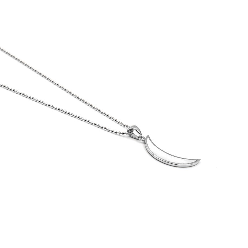 Alternative view of Kette „Luna“ mit Perlmutt aus 925er Sterling Silber