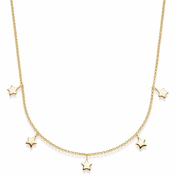 Kette "Aruba" aus 925 Sterling Silber, goldplattiert