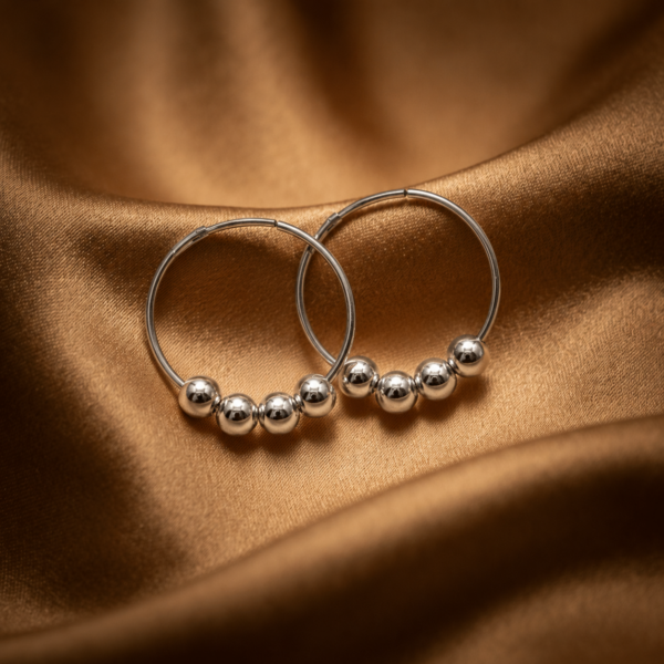 Kugelohrringe "Molly" aus 925 Sterling Silber