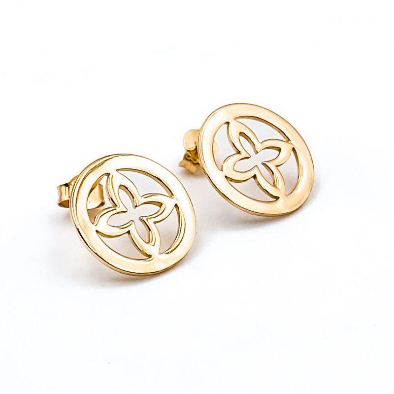 Ohrringe "Cosbil" aus 925 Sterling Silber, goldplattiert