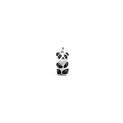 Charms Pandabär bunt 925 Sterling Silber
