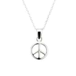 KIDS Kette Peace 925 Sterling Silber