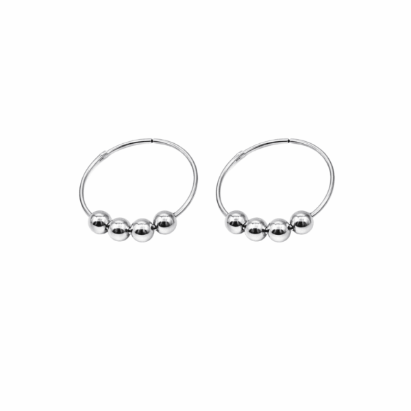 Kugelohrringe Molly Creolen 925 Sterling Silber