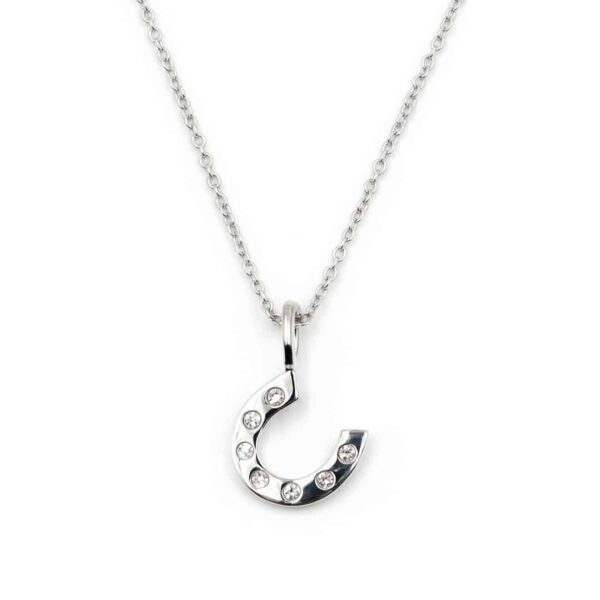 KIDS Kette "Hufeisen" 925 Sterling Silber mit Zirkonia