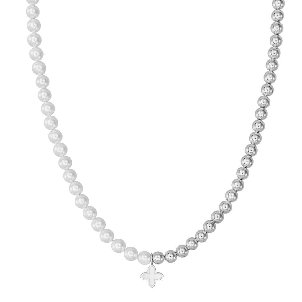 Kugelkette "Tilla Coslada" mit Edelstein aus 925 Sterling Silber
