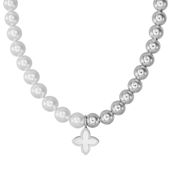 Alternative view of Kugelkette "Tilla Coslada" mit Edelstein aus 925 Sterling Silber