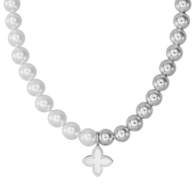 Alternative view of Kugelkette "Tilla Coslada" mit Edelstein aus 925 Sterling Silber